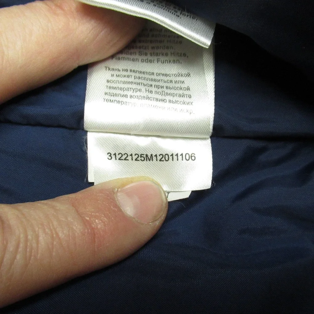 Columbia Snuggly Bunny Down Bunting 6-12 Months Blue Insulated Hooded Snowsuit‎